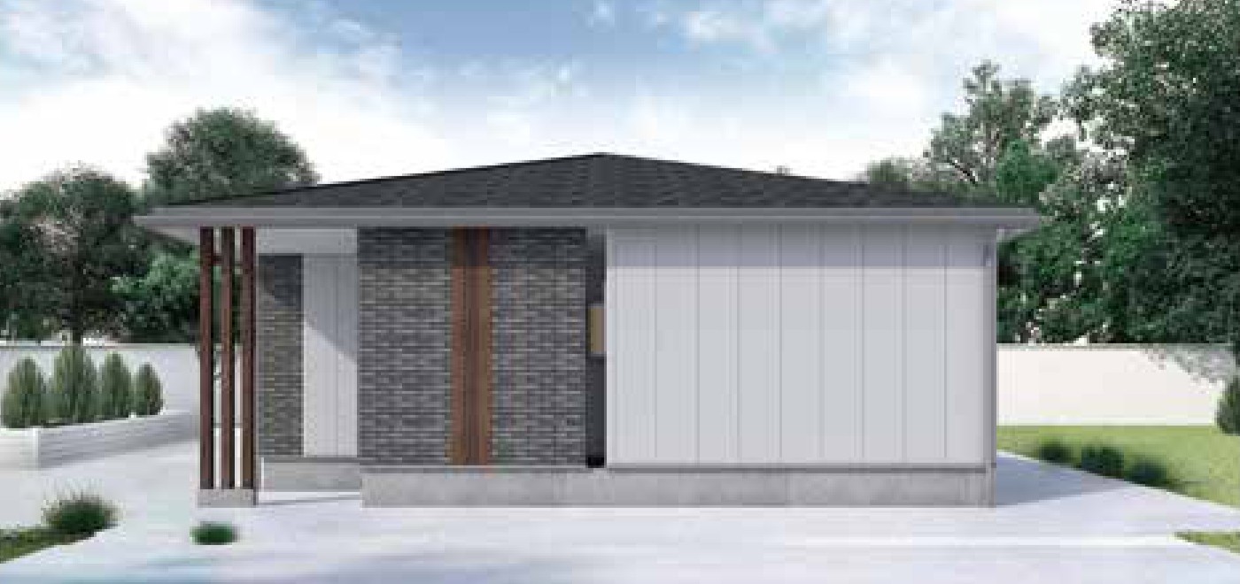 伝統的なデザインの家外観